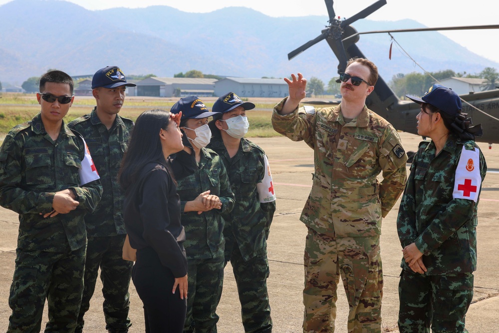 16th CAB Conducts Pilot Extraction and Patient Transport Training with Royal Thai Army Allies during Cobra Gold 2024