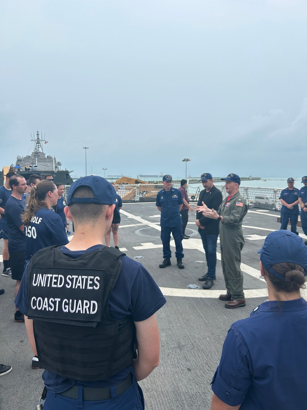 COMLOG WESTPAC Visits USCGC Bertholf