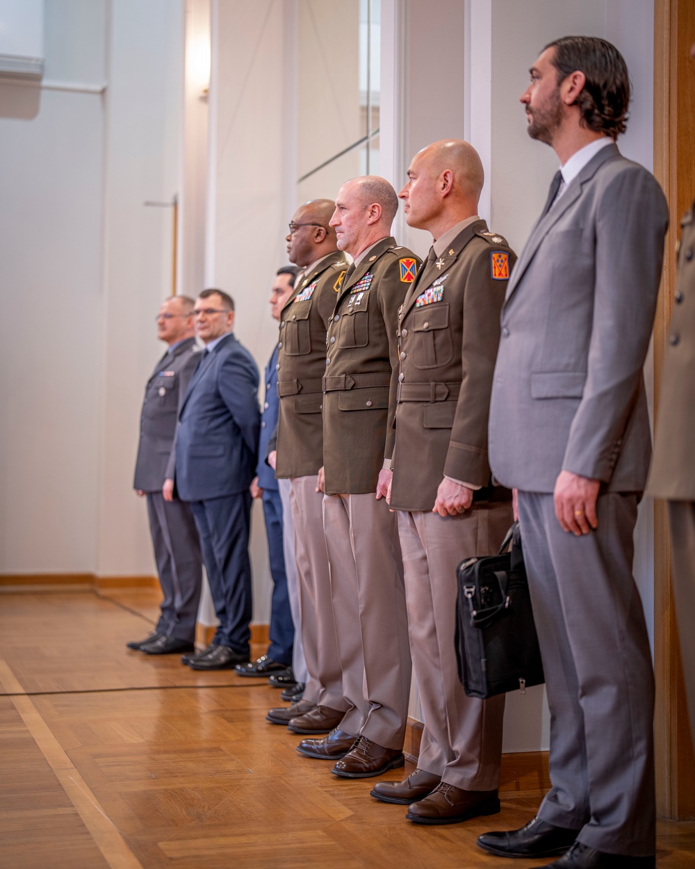 10th AAMDC command sergeant major attends Poland's LOA signing for IBCS