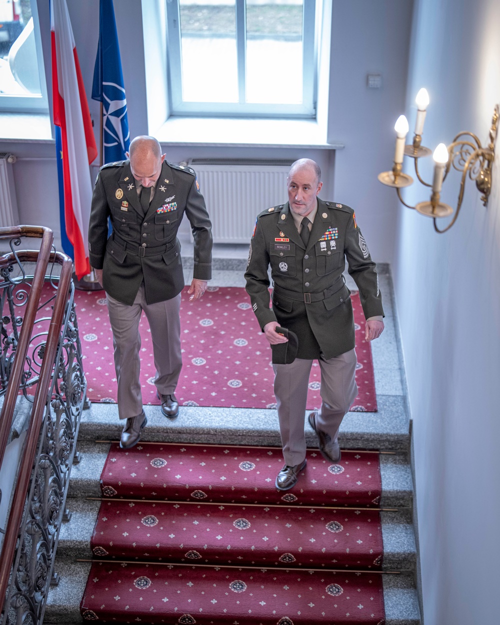 10th AAMDC command sergeant major attends Poland's LOA signing for IBCS