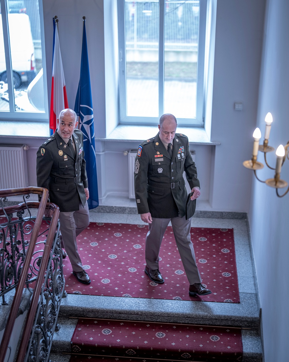 10th AAMDC command sergeant major attends Poland's LOA signing for IBCS