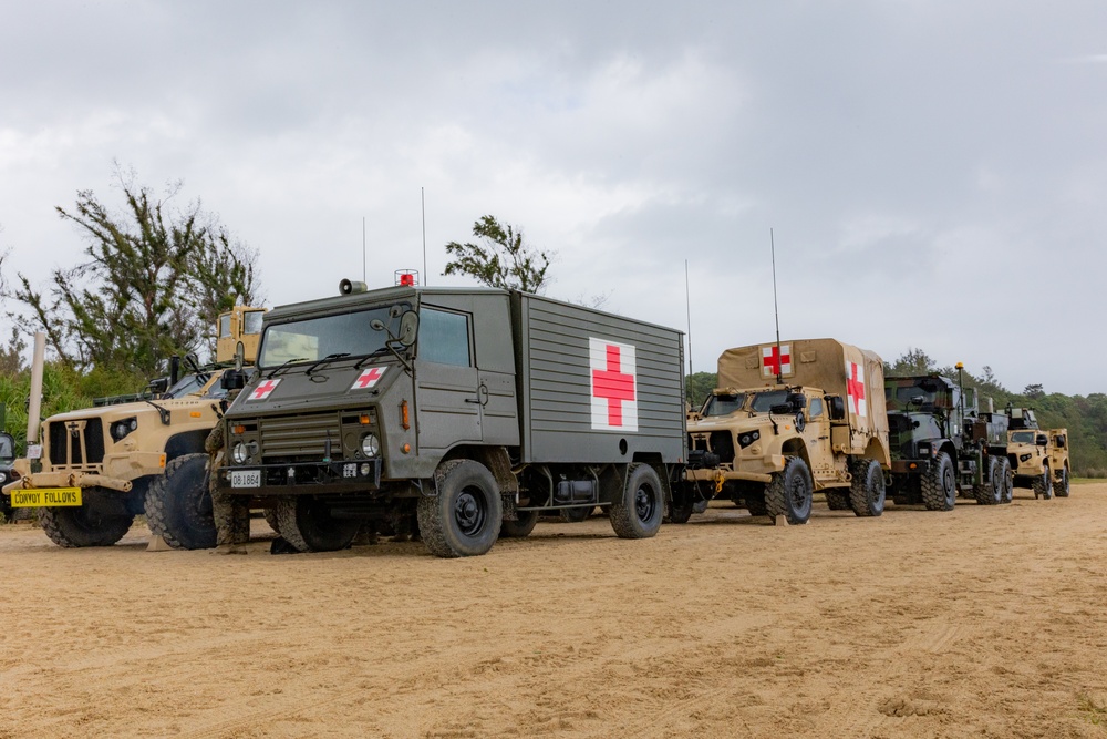 31st MEU, JGSDF conduct bilateral convoy training