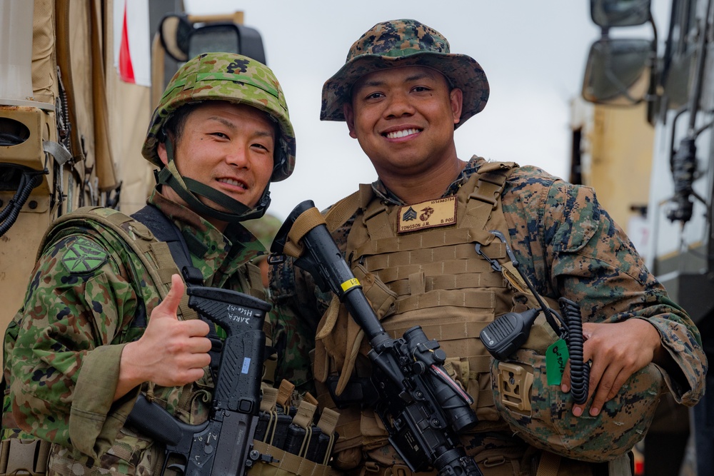 31st MEU, JGSDF conduct bilateral convoy training