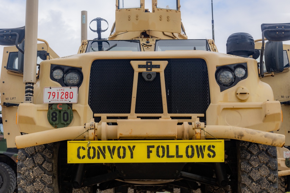 31st MEU, JGSDF conduct bilateral convoy training