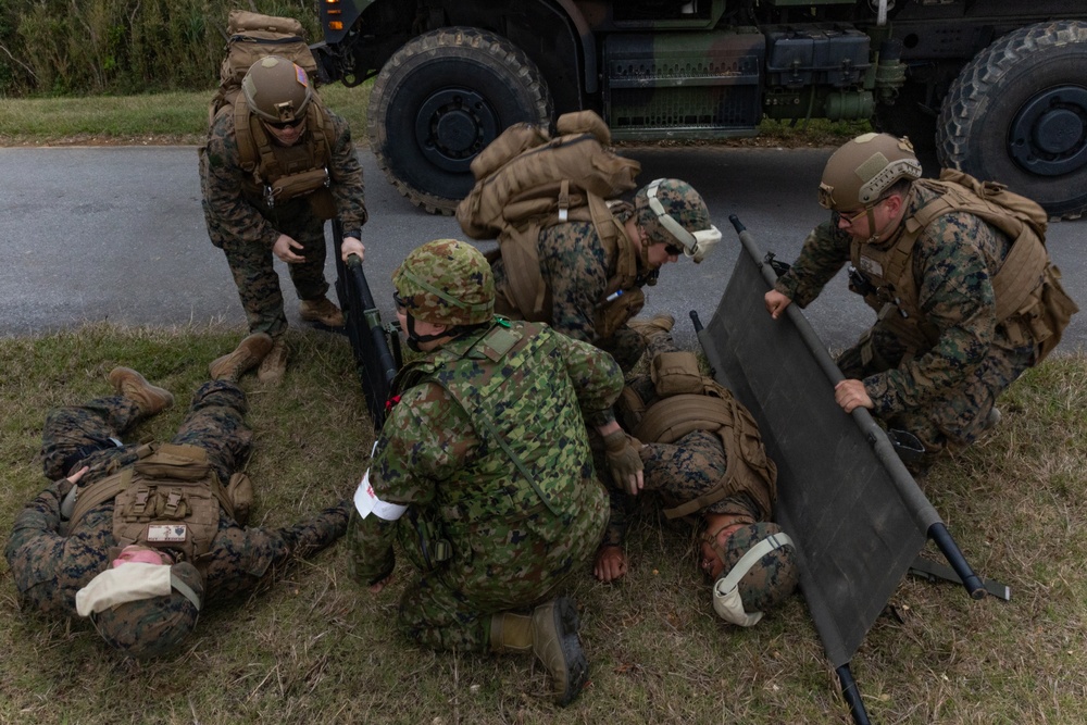 31st MEU, JGSDF conduct bilateral convoy training