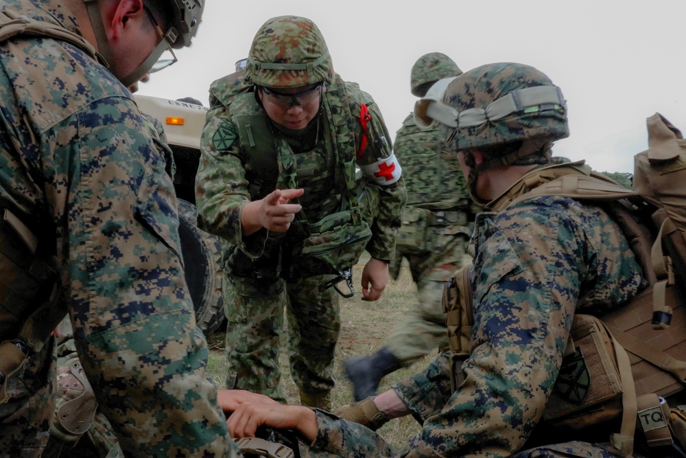 31st MEU, JGSDF conduct bilateral convoy training