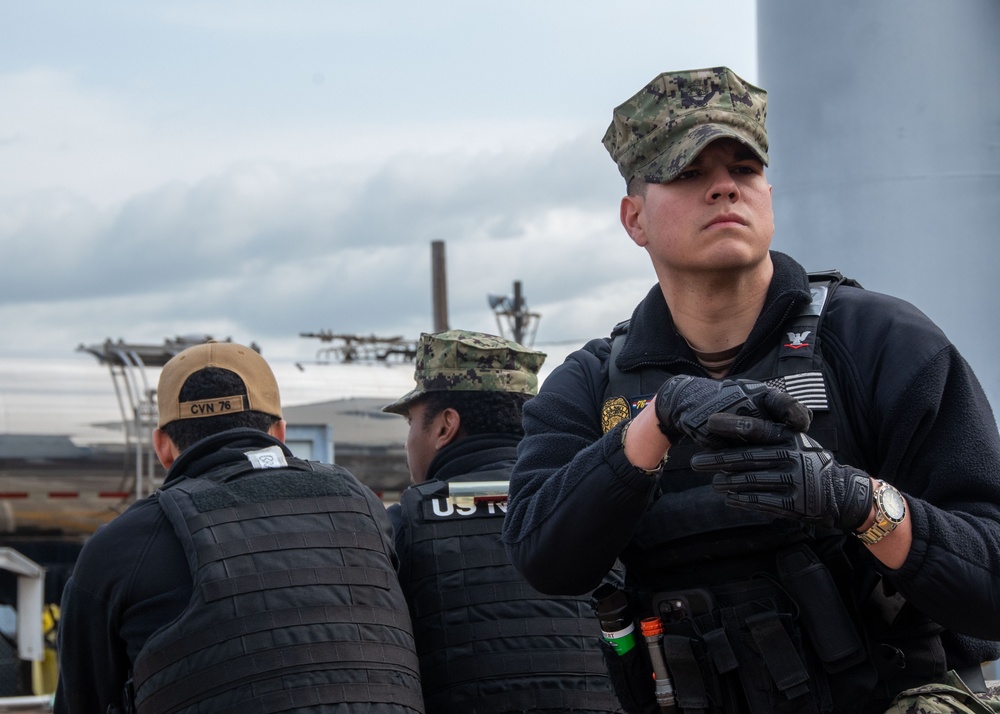 DVIDS - Images - USS Ronald Reagan (CVN 76) Sailors participate in anti ...