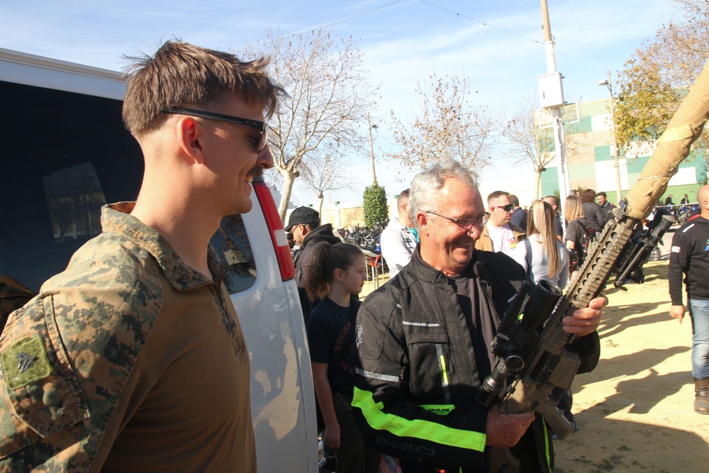 U.S. Personnel Participate in Annual Local Motorcycle Weekend