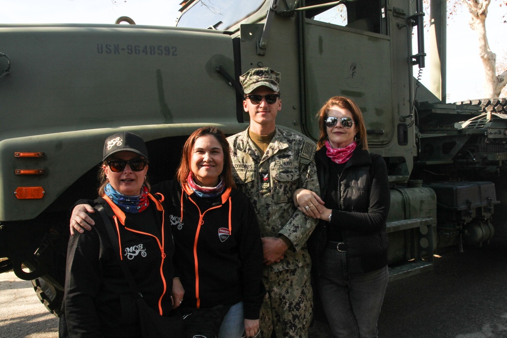 U.S. Personnel Participate in Annual Local Motorcycle Weekend