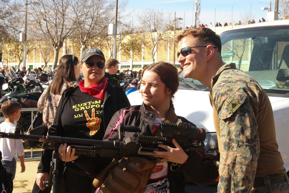 U.S. Personnel Participate in Annual Local Motorcycle Weekend