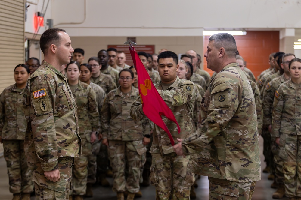 8th Ordnance Company Guidon Casing Ceremony