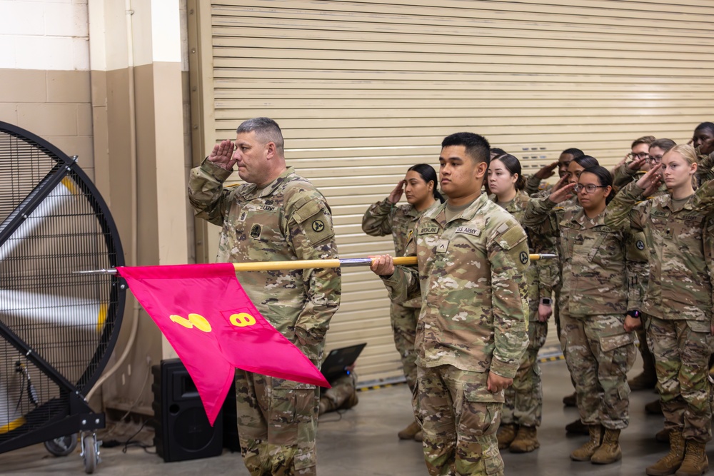 8th Ordnance Company Guidon Casing Ceremony