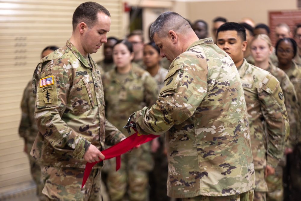 8th Ordnance Company Guidon Casing Ceremony