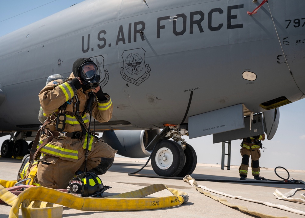 Airmen conduct aircraft mishap exercise, training post-crash recovery operations