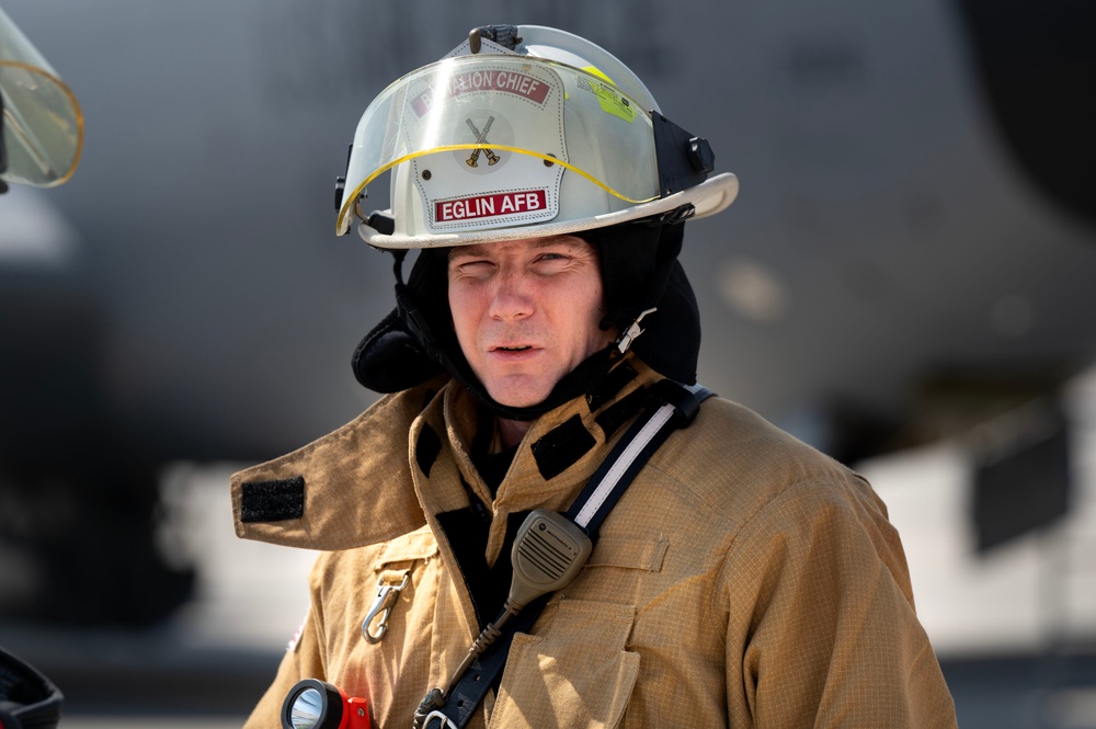 Airmen conduct aircraft mishap exercise, training post-crash recovery operations