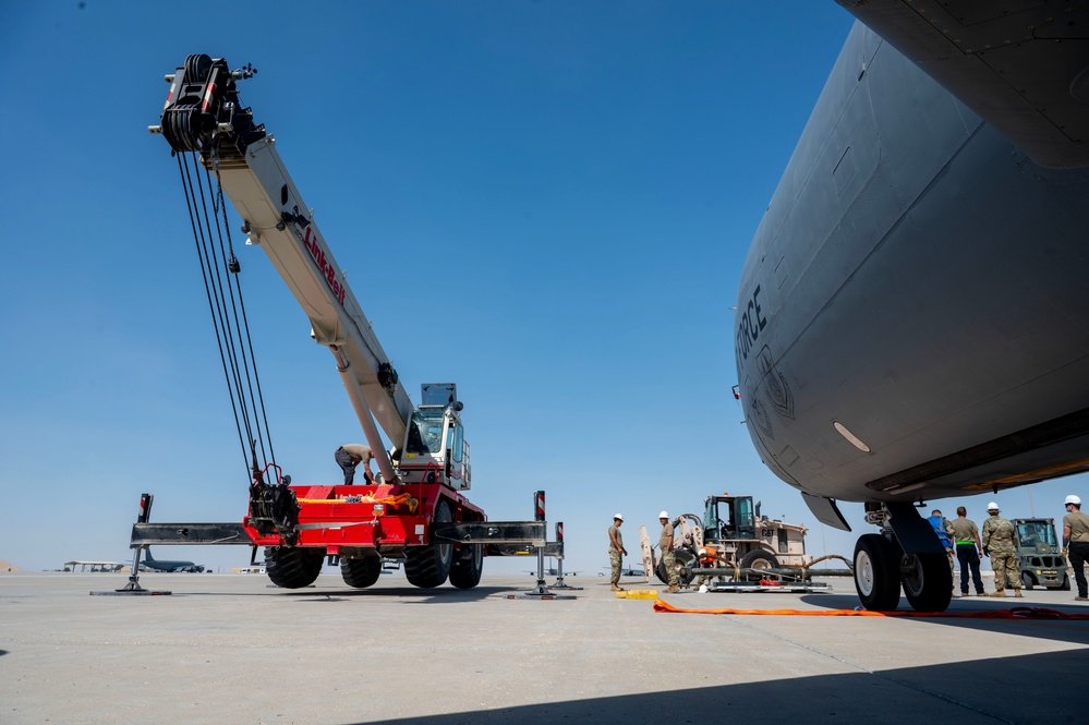 Airmen conduct aircraft mishap exercise, training post-crash recovery operations