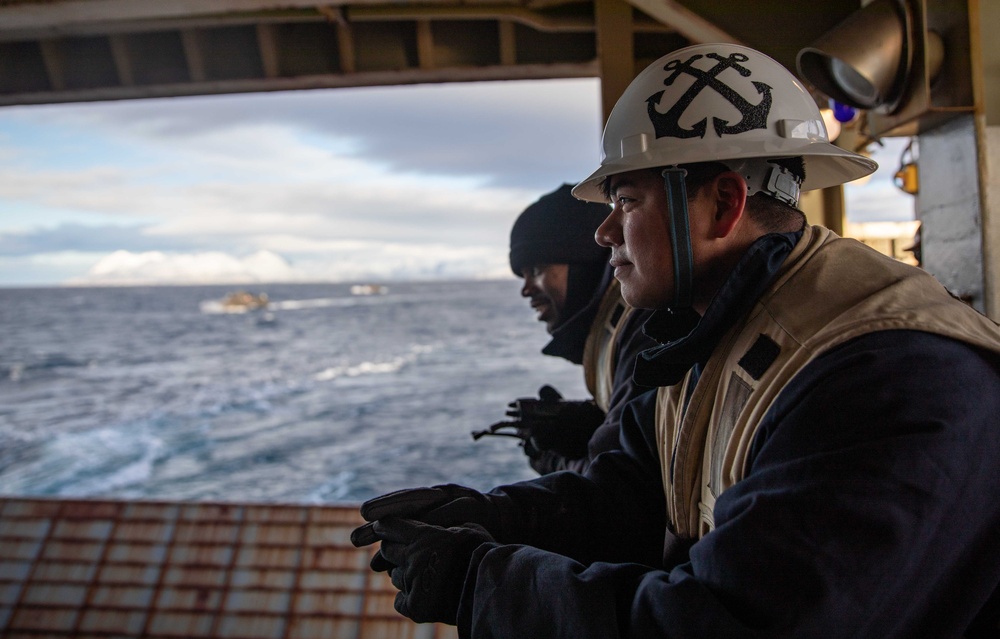 USS Gunston Hall Conducts Well Deck Operations with Swedish Marines in support of Steadfast Defender 24