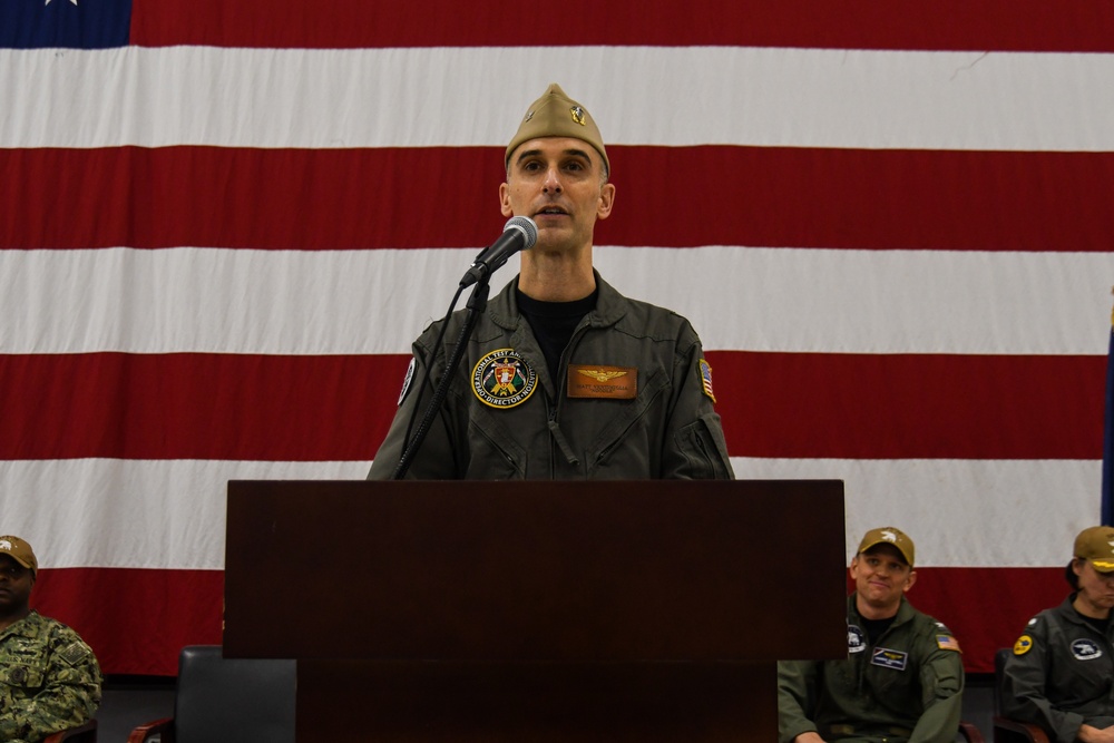 VUQ 10 Holds Its First Change of Command Ceremony