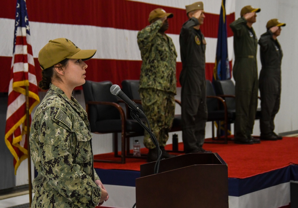 VUQ 10 Holds Its First Change of Command Ceremony