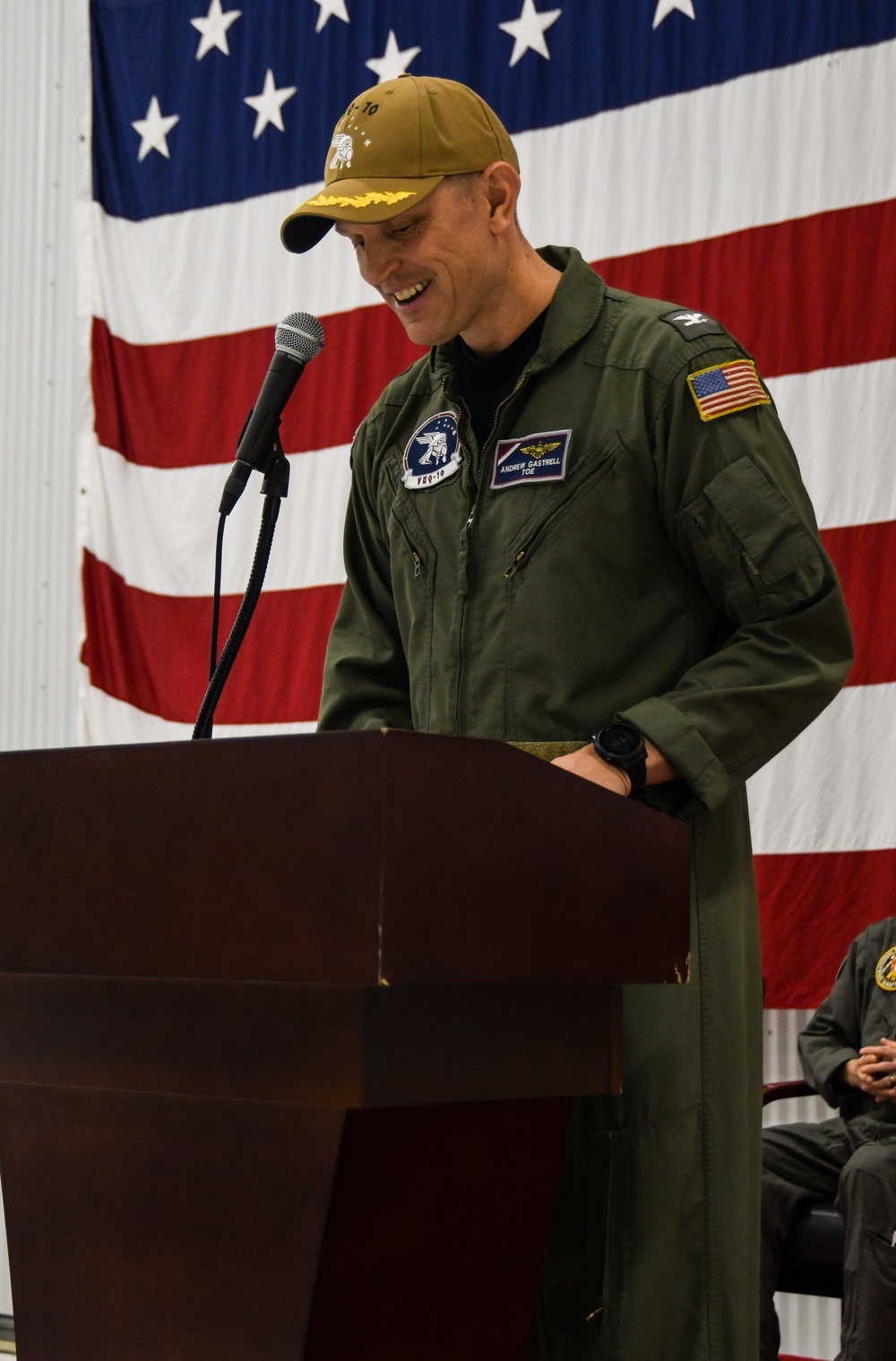 VUQ 10 Holds Its First Change of Command Ceremony