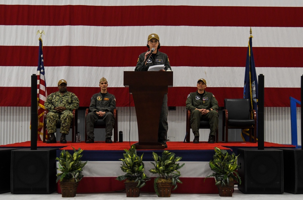 VUQ 10 Holds Its First Change of Command Ceremony