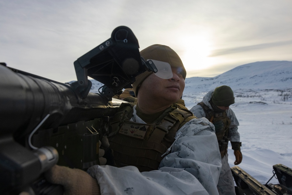 2nd Low Altitude Air Defense Battalion fires stinger-launch simulators in preparation for Exercise Nordic Response 24