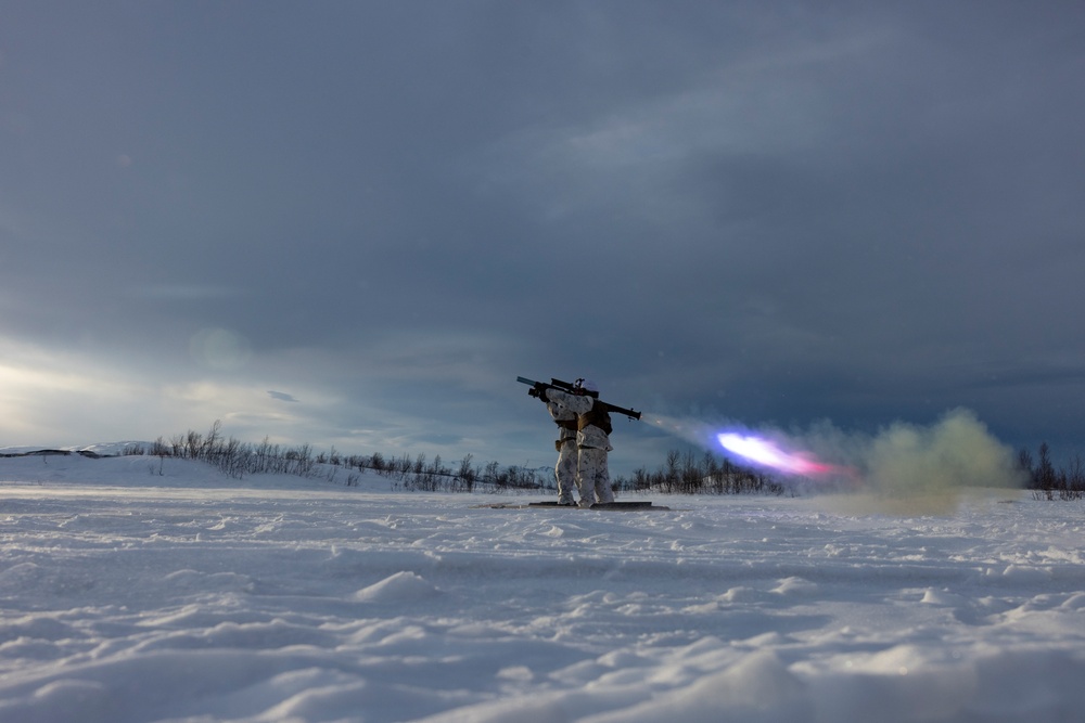 2nd Low Altitude Air Defense Battalion fires stinger-launch simulators in preparation for Exercise Nordic Response 24