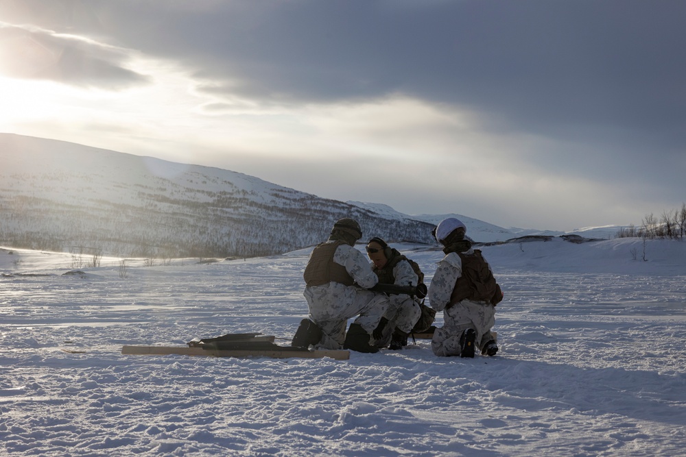 2nd Low Altitude Air Defense Battalion fires stinger-launch simulators in preparation for Exercise Nordic Response 24