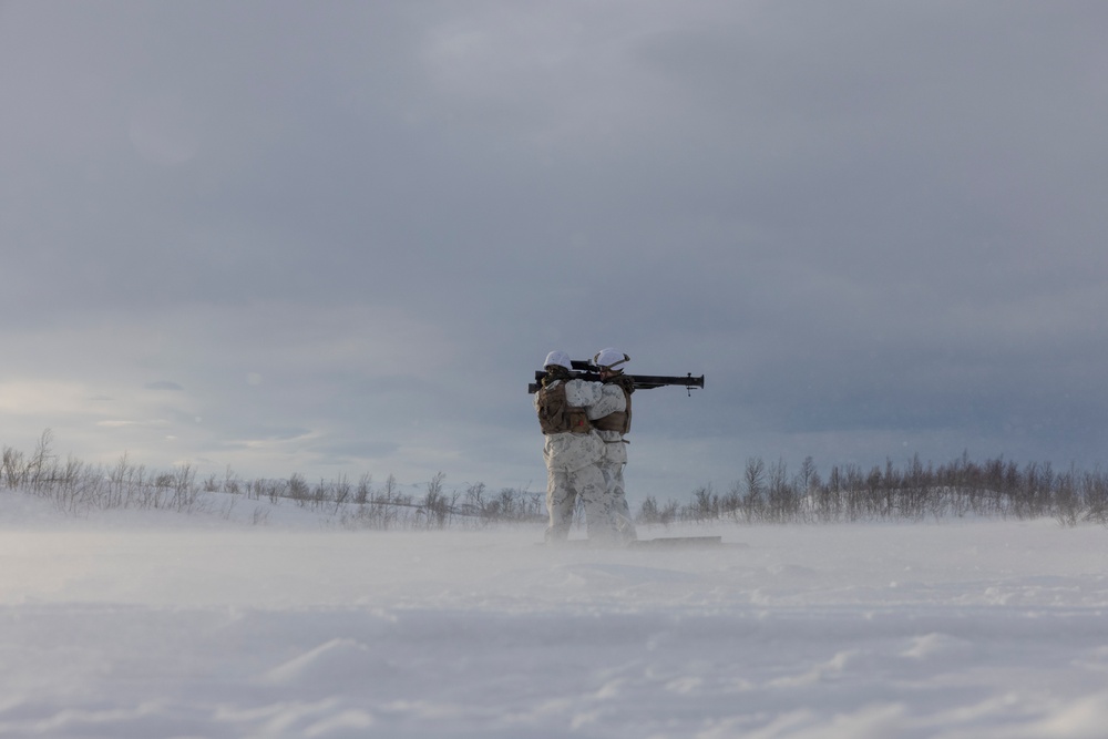 2nd Low Altitude Air Defense Battalion fires stinger-launch simulators in preparation for Exercise Nordic Response 24