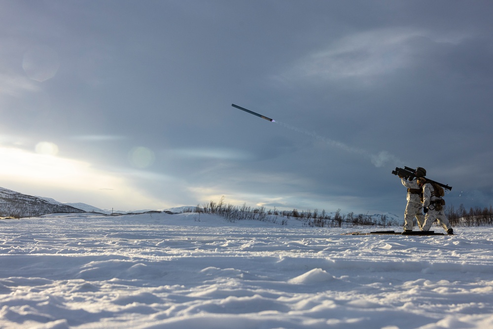 2nd Low Altitude Air Defense Battalion fires stinger-launch simulators in preparation for Exercise Nordic Response 24