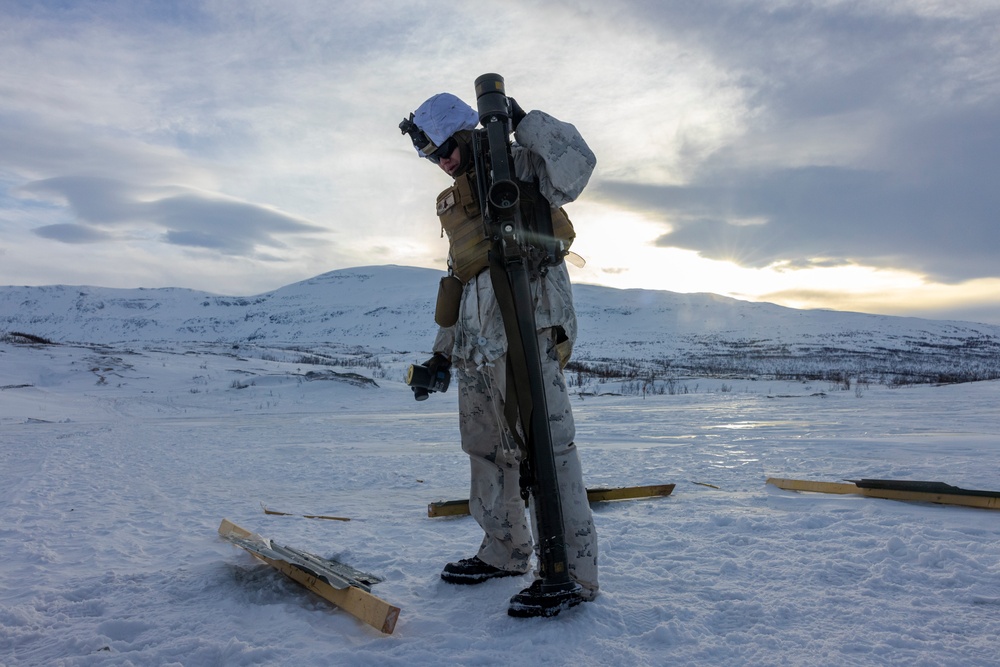 2nd Low Altitude Air Defense Battalion fires stinger-launch simulators in preparation for Exercise Nordic Response 24