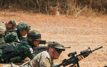 2-2 SBCT holds a small arms range in Sa Kaeo Province for Cobra Gold 2024