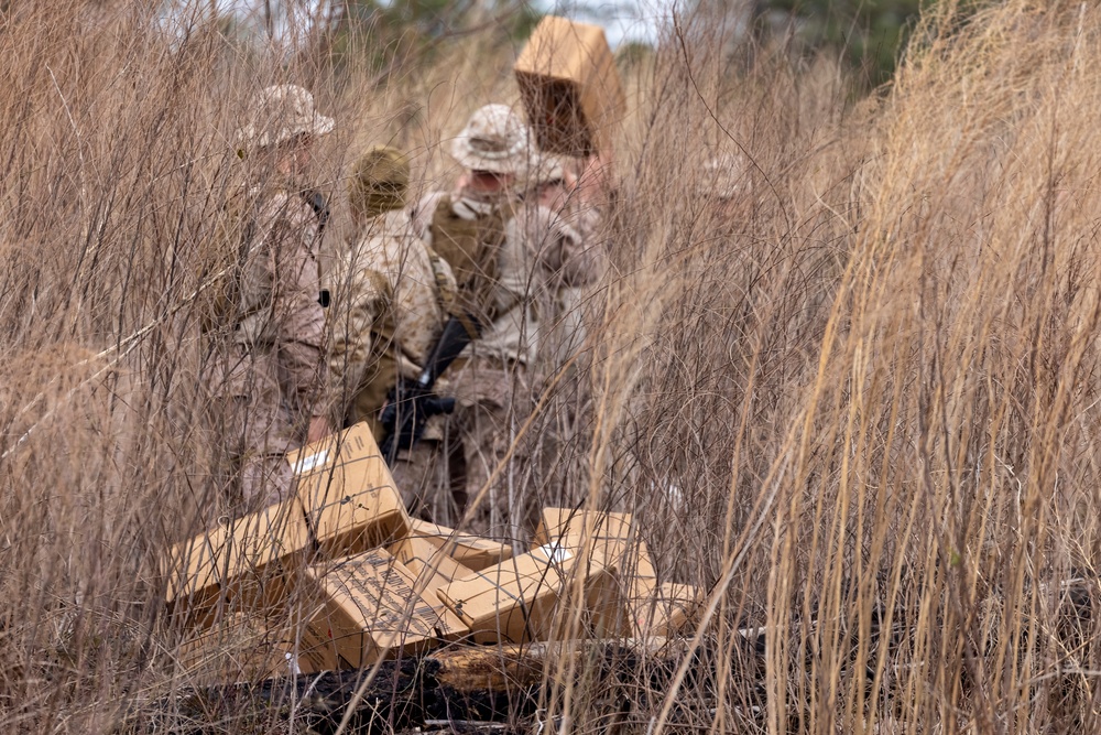 2nd Distribution Support Battalion Conducts Air Delivery Training