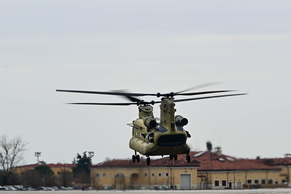 RNLAF Conducts Mountain Flying Training at Aviano