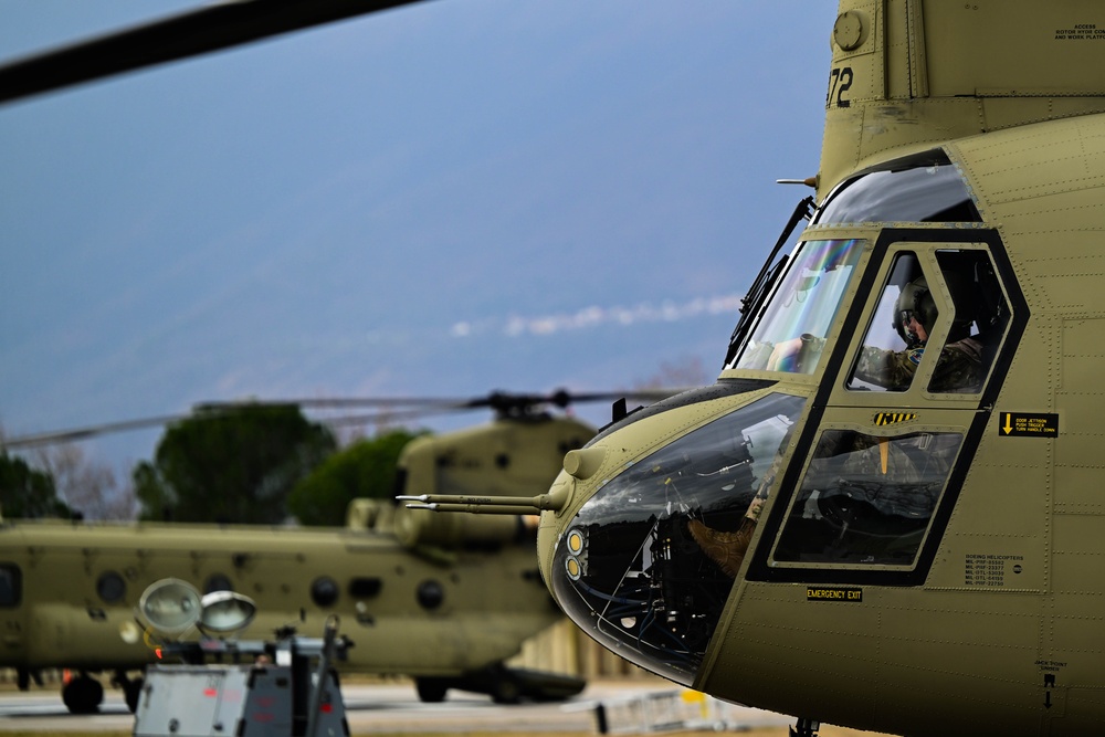 RNLAF Conducts Mountain Flying Training at Aviano