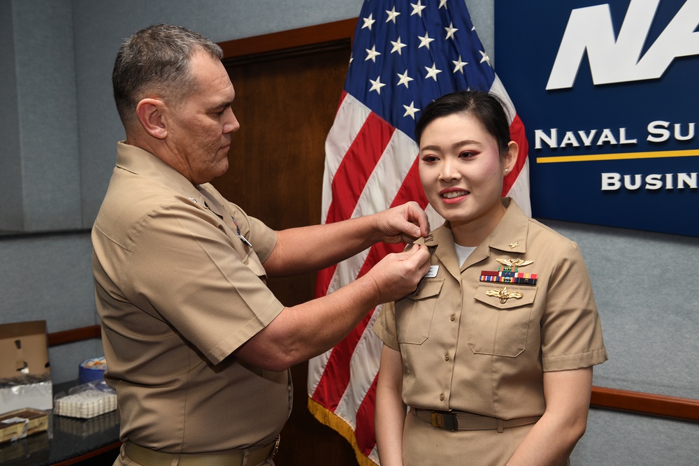 NAVSUP BSC | Lt. Wang Promotion