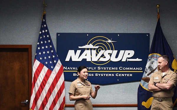 NAVSUP BSC | Lt. Wang Promotion