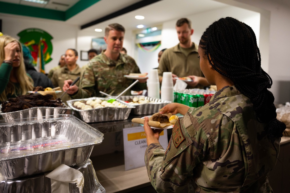 555th FGS Hosts Black History Month Potluck