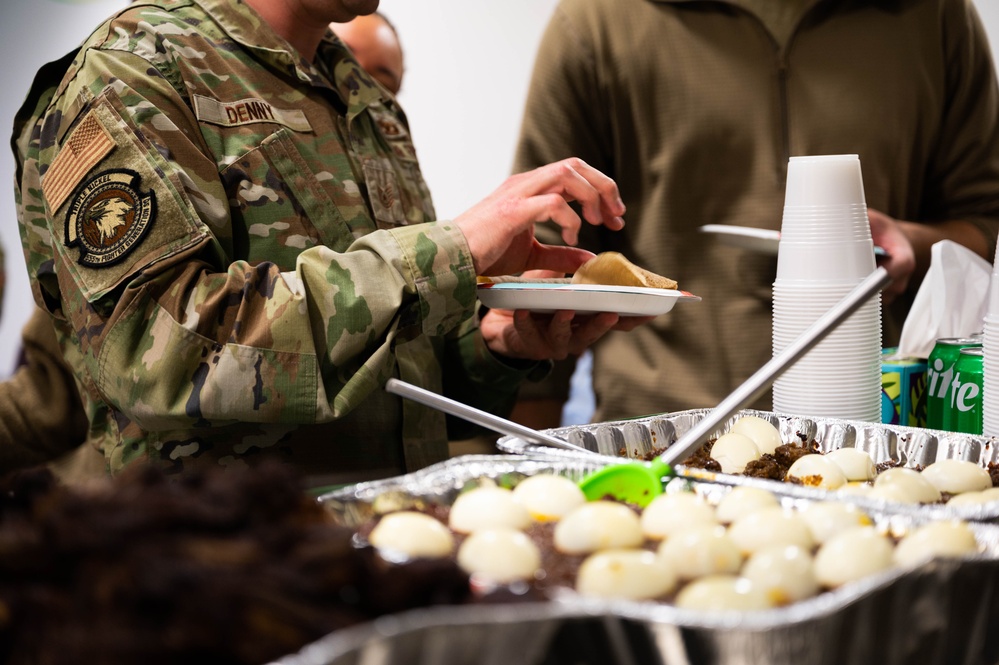 555th FGS Hosts Black History Month Potluck