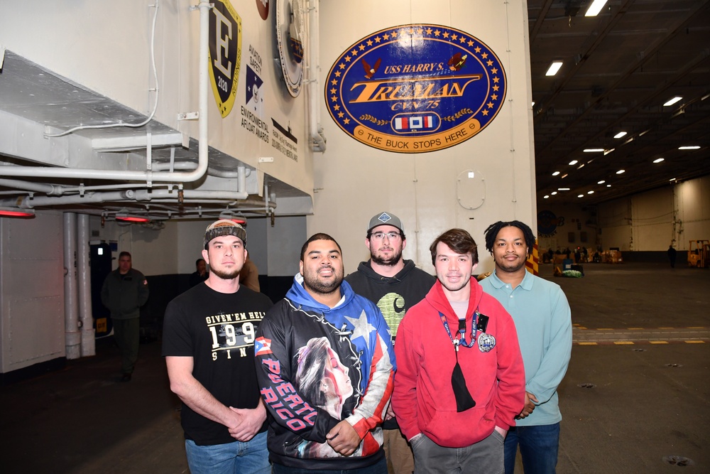 Production Resource Department (Code 900) Plays its All-Stars for the USS Harry S Truman (CVN 75) Sea Trials