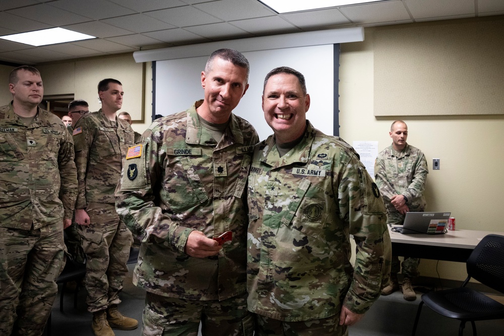 Minnesota National Guard and the &quot;Red Bulls&quot; celebrate newest lieutenant colonel