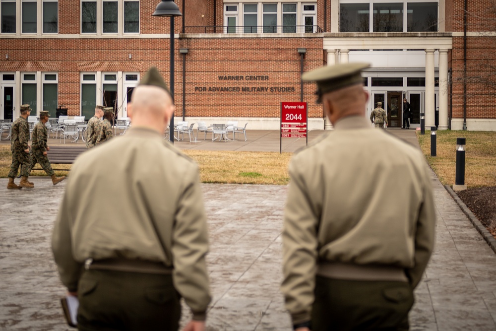 SEAC Delivers Address at Staff Noncommissioned Officer Academy Quantico