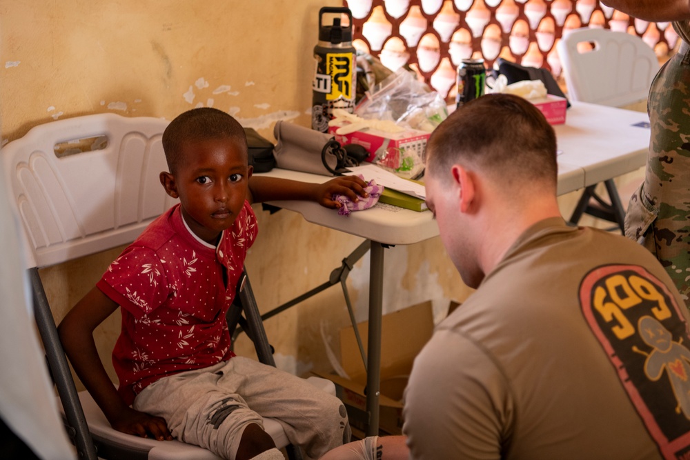 176th Soldiers, Kenya Defence Forces provide medical aid to local Kenyans