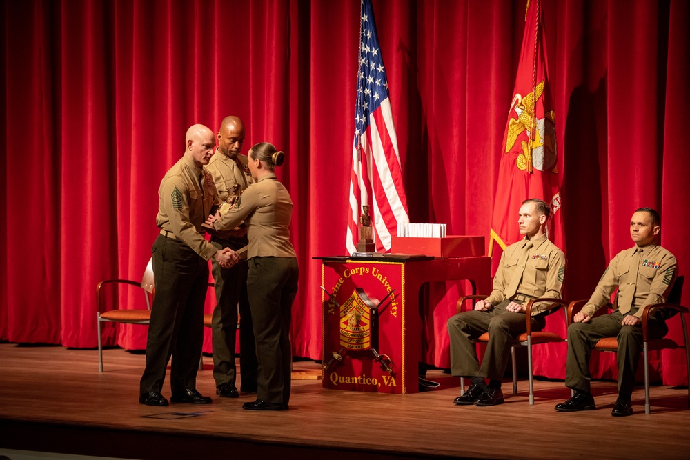 SEAC Delivers Address at Staff Noncommissioned Officer Academy Quantico