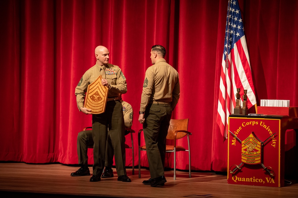 SEAC Delivers Address at Staff Noncommissioned Officer Academy Quantico