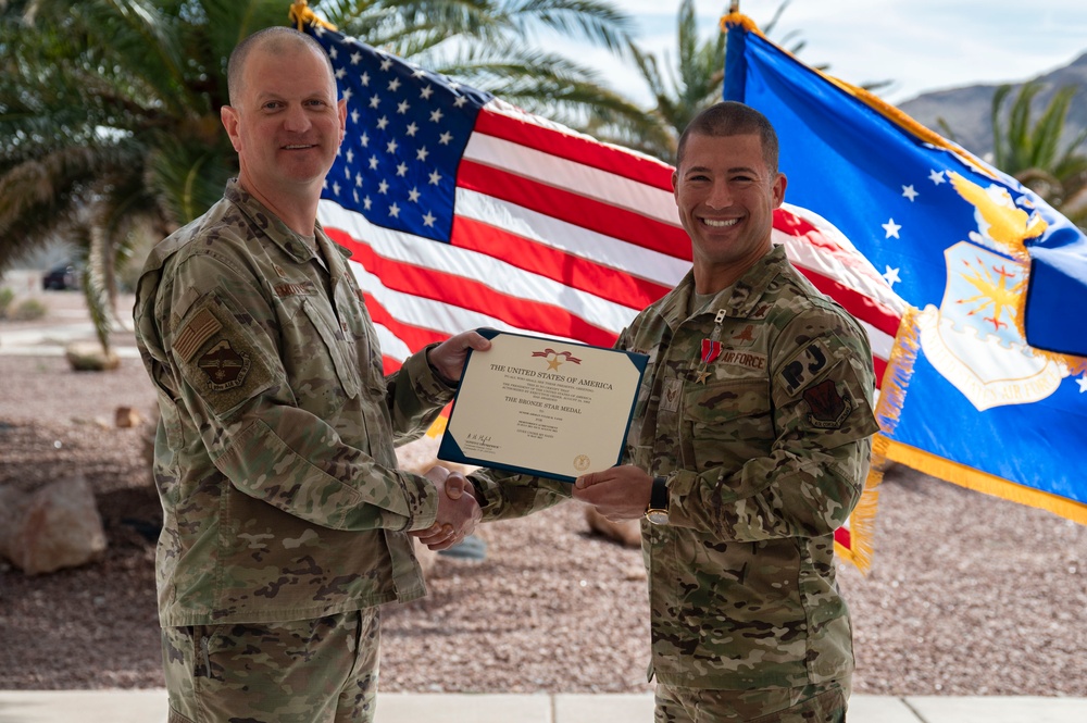 Nellis Airman awarded Bronze Star