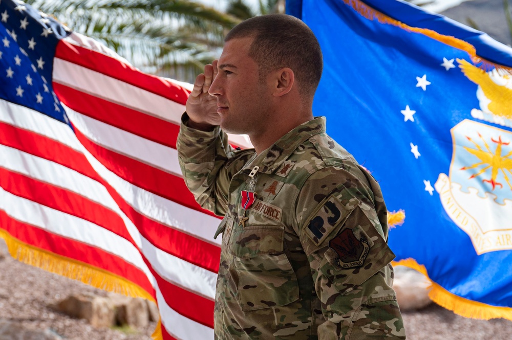 Nellis Airman awarded Bronze Star