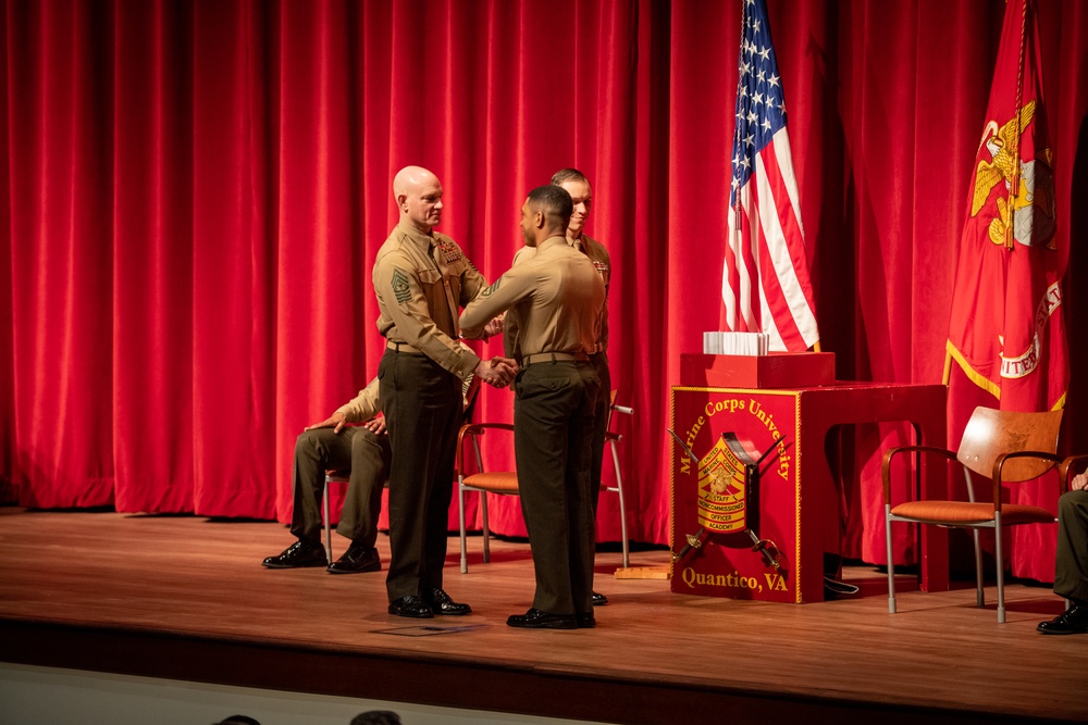 SEAC Delivers Address at Staff Noncommissioned Officer Academy Quantico