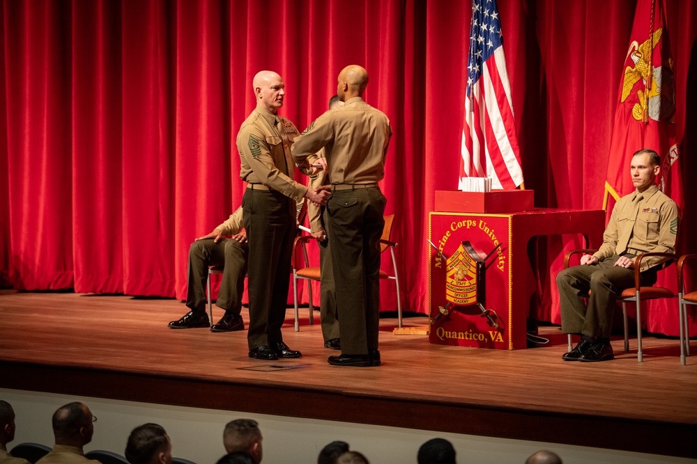 SEAC Delivers Address at Staff Noncommissioned Officer Academy Quantico