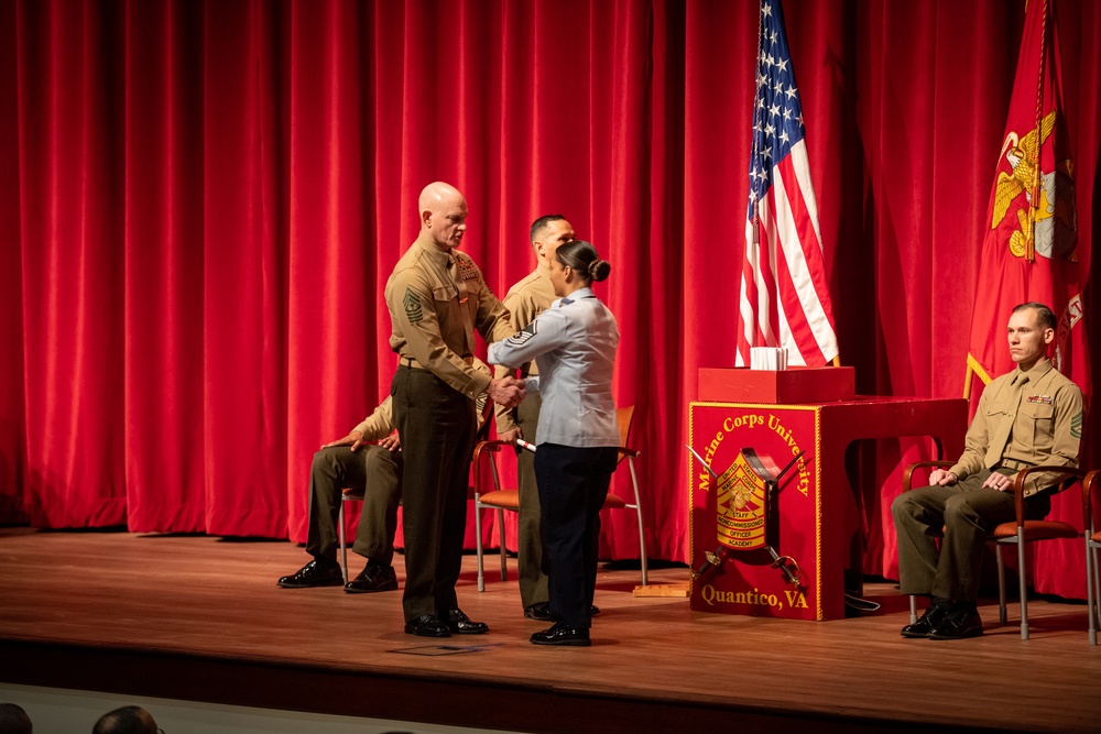 SEAC Delivers Address at Staff Noncommissioned Officer Academy Quantico